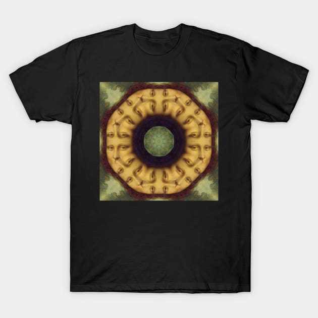 Mandalisa Kaleidoscope Pattern (Seamless) 16 T-Shirt by Swabcraft